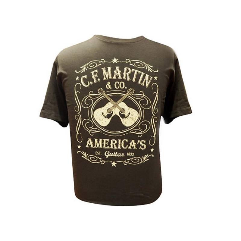 Martin Guitars Dual Guitar Black XL T-Shirt von Martin Guitars