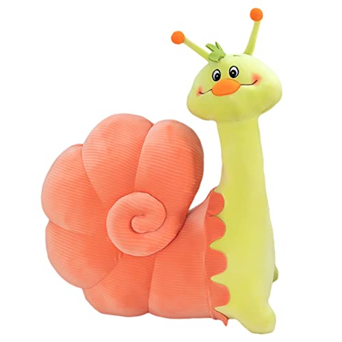 Martin Kench Cartoon Stofftier Plüschtier Schnecken, Kuscheltier Schnecken Kissen Zierkissen Kinder Spielzeug Geschenk (Rosa,25cm) von Martin Kench