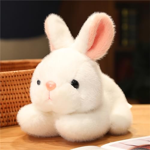 Martin Kench Hase Kuscheltier, Hase Kaninchen Plüschtiere Stofftier Puppe Plüschtier Geschenke für Ostern Valentinstag Kinder Baby (Weiß,20cm) von Martin Kench