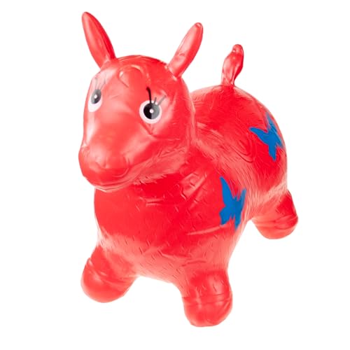 Aufblasbares Springpferd Pumped Horse ZUM SPRINGEN - Jumper. Springtier, fördert den Gleichgewichtssinn, pflegeleicht, langlebig. Spielzeug für Kinder zum Sitzen und Springen von Martom