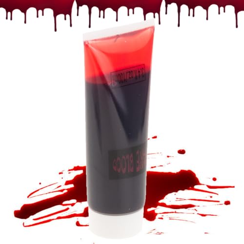 Martom FALSCHES BLUT 100ML FLÜSSIG HALLOWEEN DEKORATION, Kunstblut für Horroreffekte und Gruseleffekte, Kunstblut für Horroreffekte und Halloween-Dekorationen von Martom