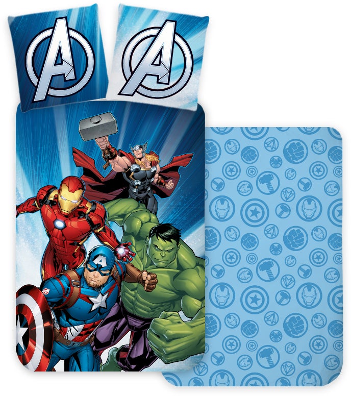 Marvel Avengers Bettwäsche-Set 150x210 cm von Marvel Avengers