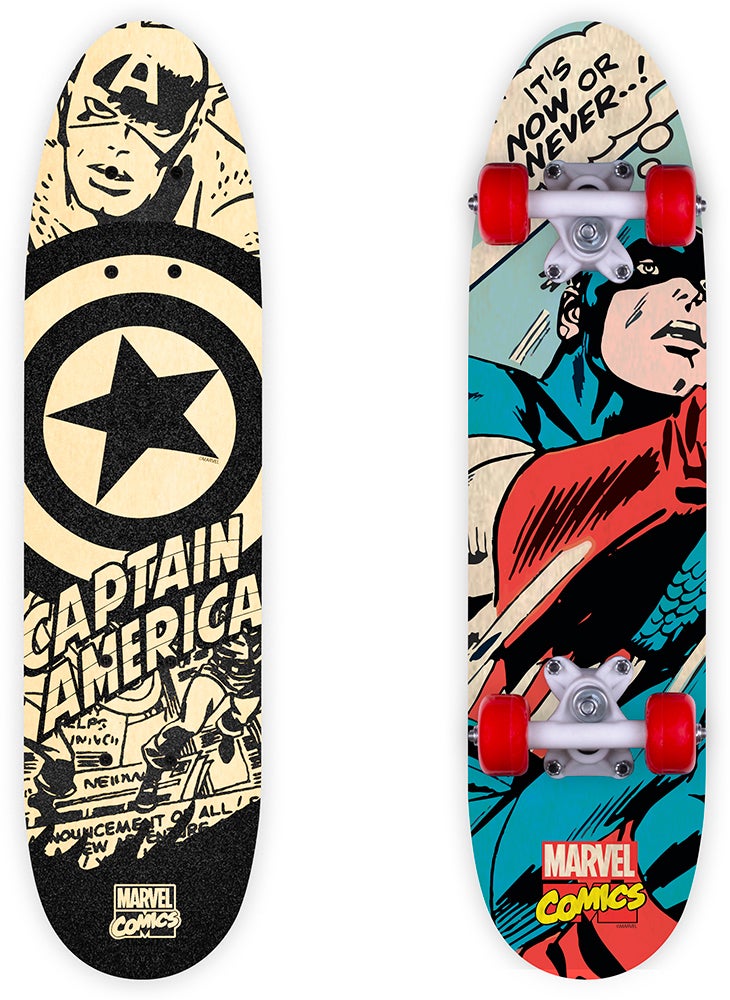 Marvel Captain America Wooden Skateboard von Marvel Avengers