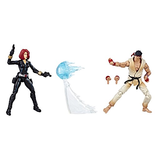 Marvel Gamerverse Marvel vs. Capcom Black Widow vs. Ryu 3 3/4-Inch Action Figure 2-Pack von Marvel