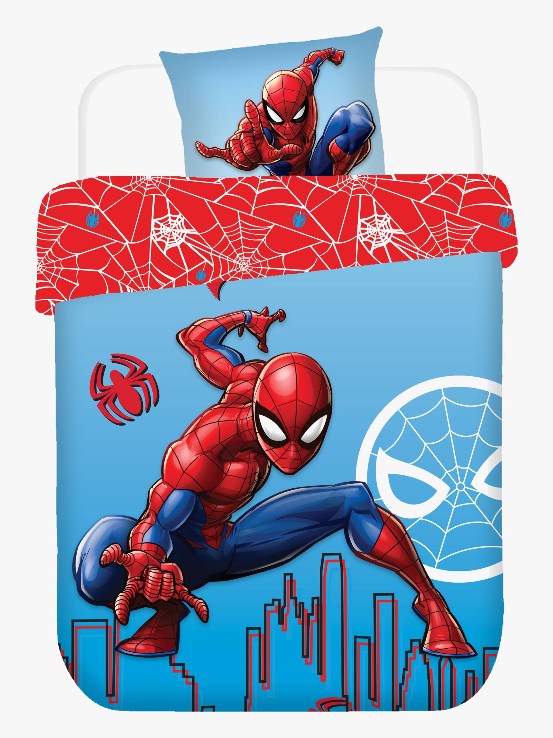 Marvel Spider-Man Bettwäsche 140x200, Blau Marvel Spider-Man Bettwäsche 140x200, Blau von Marvel Spider-Man