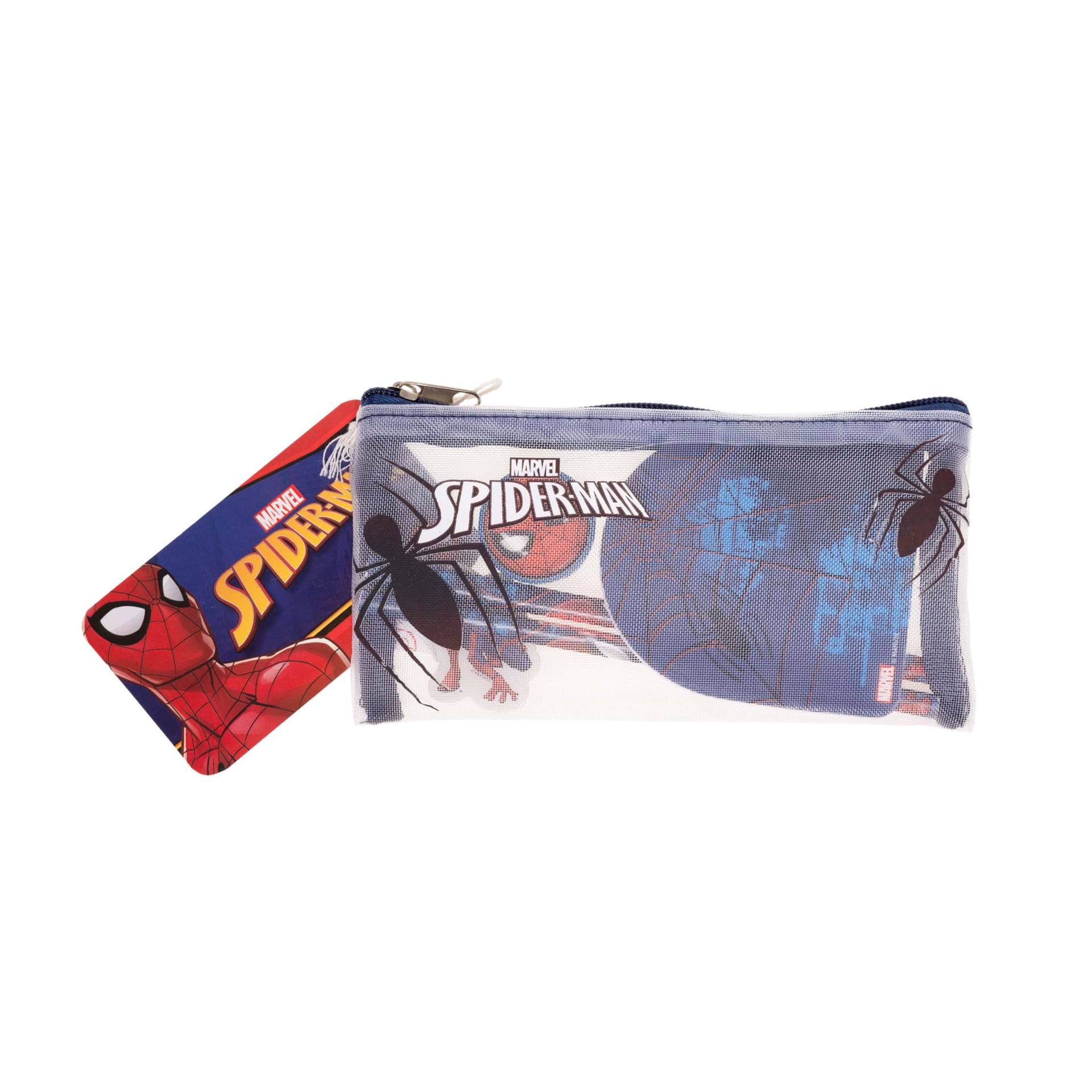 Marvel Spider-Man Federmäppchen mit Schreibset, Blau von Marvel Spider-Man