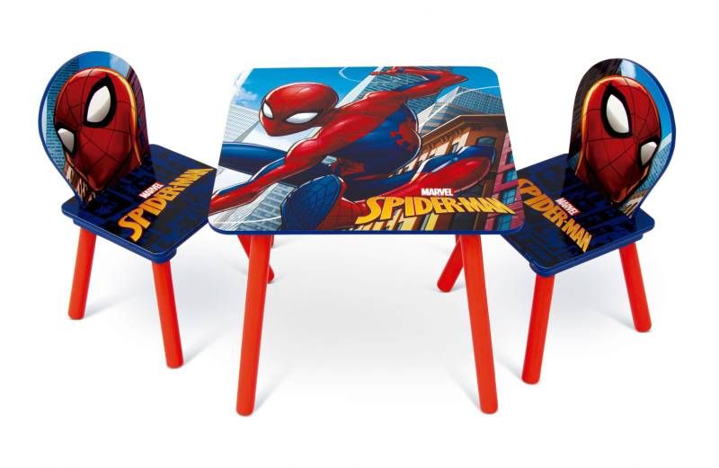 Spider-Man Tisch und Stühle, Multi von Marvel Spider-Man