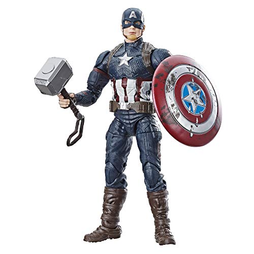 Avengers Endgame Marvel Legends Actionfigur Captain America & Mjolnir (Exclusive) von Marvel