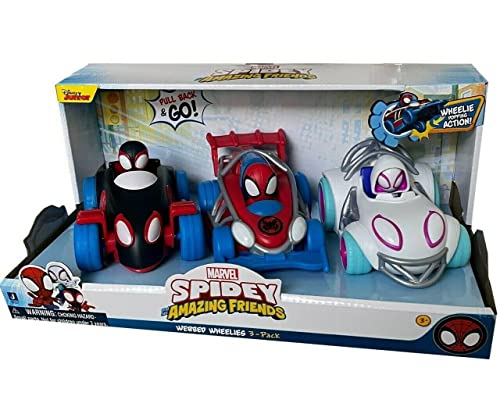 Disney Junior Spidey and His Amazing Friends Webbed Wheelies 3er-Pack von Marvel