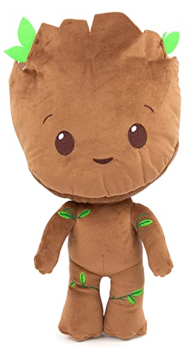 Guardians of The Galaxy Groot gefülltes Kissen Buddy – superweiche Polyester-Mikrofaser, 35,6 cm (offizielles Marvel-Produkt) von Marvel