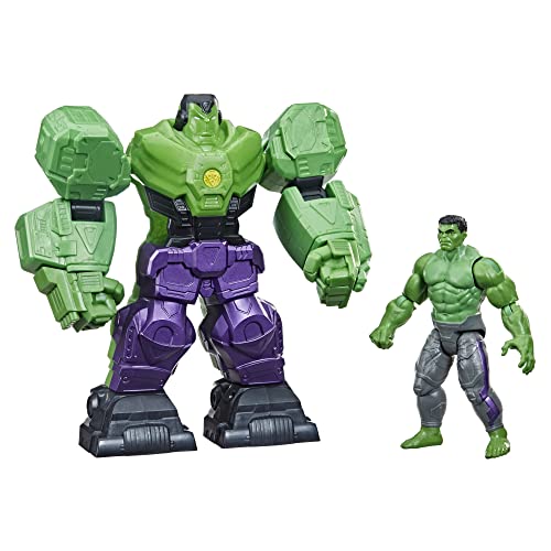 Hasbro Marvel Avengers Mech Strike 20 cm große Action-Figur, Hulk mit unglaublicher Mech Rüstung, für Kinder ab 4 Jahren F02635L00 Mehrfarbig Einheitsgröße von Marvel