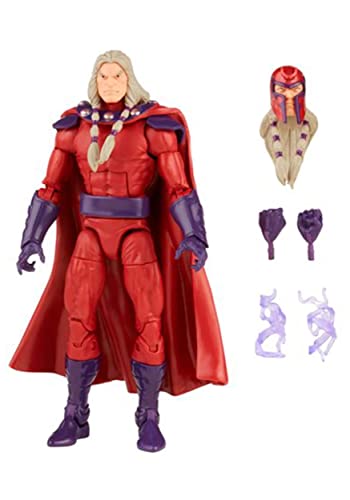 Universo Marvel Hasbro Marvel Legends Series 15 cm große Magneto Action-Figur, Premium-Design, 1 Figur und 5 Accessoires von Marvel