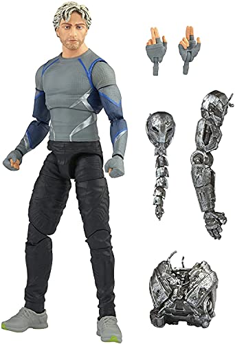 Marvel Hasbro Legends Series 15 cm große Quicksilver Action-Figur, Charakter aus der Infinity Saga, mit Premium-Design und 5 Accessoires HSF0186 von Marvel