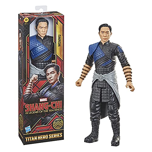 Marvel Shang Chi, F0951 Hasbro Titan-Helden-Serie und die Legende der Zehn Ringe Actionfigur 30 cm Spielzeug Wenwu für Kinder ab 4 Jahren von Marvel