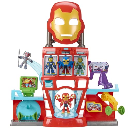 Marvel Iron Man and his Awesome Friends elektronisches Iron Quartier Spielset für Jungen und Mädchen Marvel Iron Man and his Awesome Friends elektronisches Iron Quartier Spielset für Jungen und Mädchen von Marvel