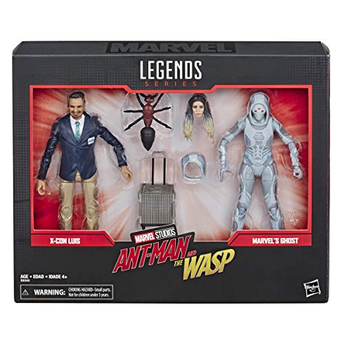 Marvel Legends Serie Ant-Man und die Wespe, 15,2 cm groß, Film-inspirierte X-Con Luis und Marvel's Ghost Sammelfigur, 2 Stück von Marvel