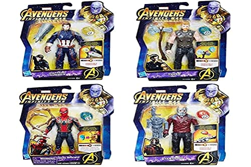 Marvel Avengers E0605EU4 Figur mit Edelstein und Zubehör, Verschiedene Modelle von Hasbro Marvel Avengers