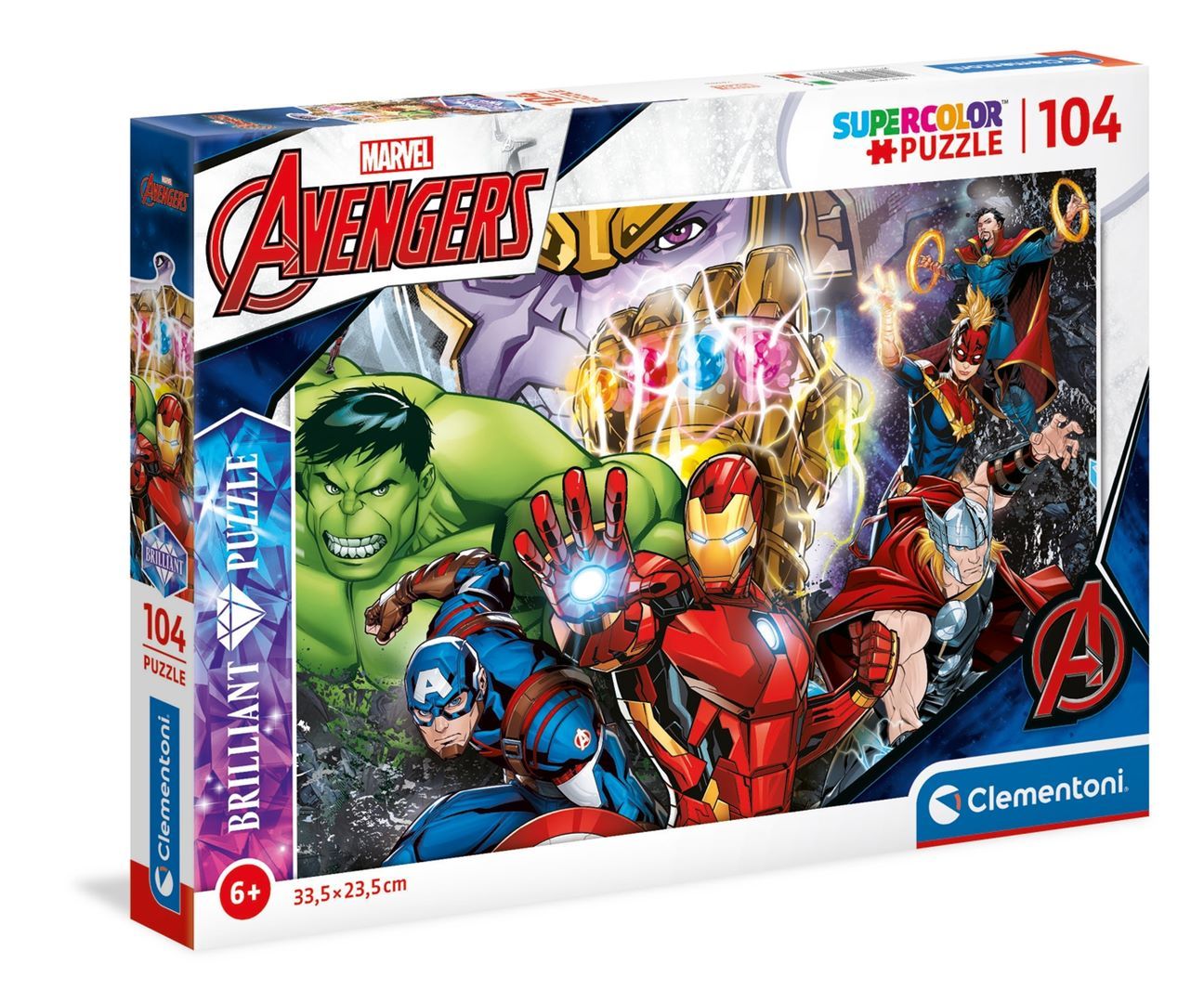 Marvel Brillant Puzzle, 104 Teile von Marvel