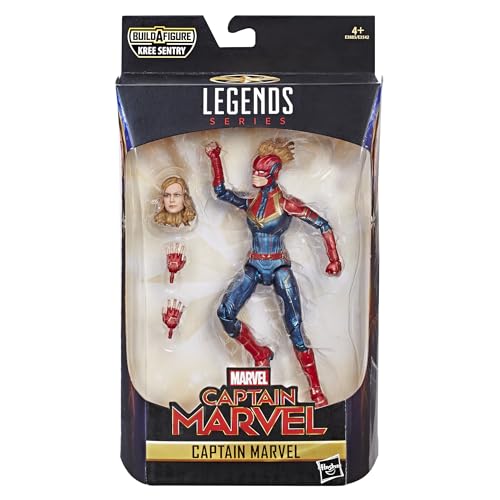 Marvel Captain Marvel Legends Captain Marvel in Kostüm-Figur, 15 cm von Marvel