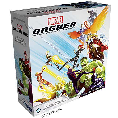 Fantasy Flight Games Marvel D.A.G.G.E.R. Kooperatives Brettspiel, ab 12 Jahren, 1–5 Spieler, 3–4 Stunden Spieldauer von Fantasy Flight Games