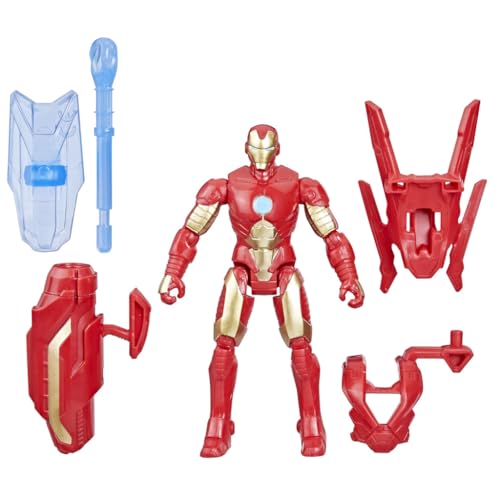 Marvel Epic Hero Series Battle Gear Iron Man Actionfigur, 10,2 cm, Avengers Super Hero Spielzeug für Kinder ab 4 Jahren von Marvel