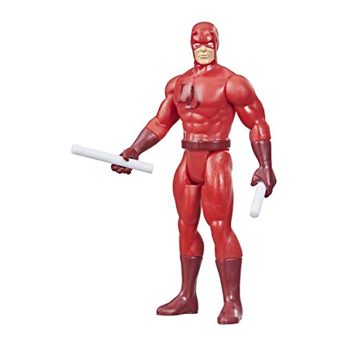 Marvel F2658 Hasbro Legends 9,5 cm Maßstab Retro 375 Collection Daredevil Actionfigur Spielzeug, Cranberry von Marvel