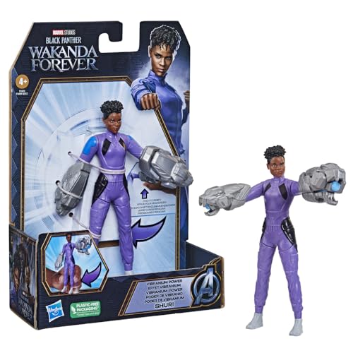 Marvel Studios' Black Panther Wakanda Forever Vibranium Power Shuri, 15,2 cm Actionfigur, Spielzeug für Kinder ab 4 Jahren von Marvel