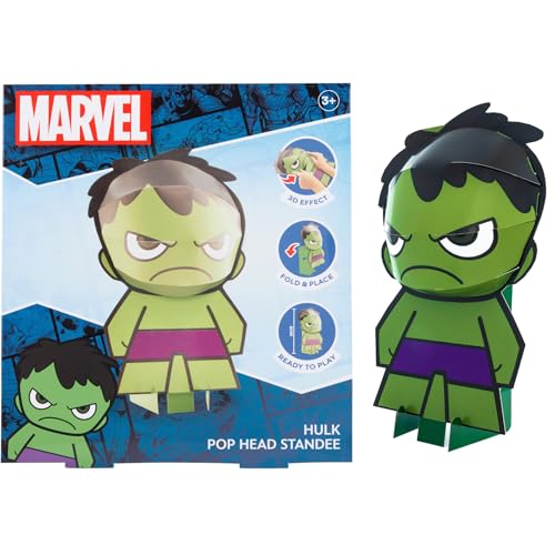 Marvel Figur - 3D Pop Head 20 cm - Spiderman - Sammelfigur - Spielzeug Geschenkidee (SP24335) (Hulk) von Marvel