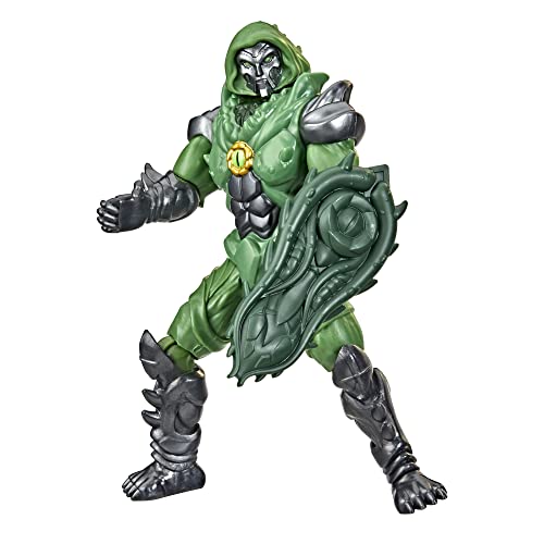 Marvel Hasbro Avengers Mech Strike Monster Hunters Doctor Doom Spielzeug, 15 cm große Actionfigur, Spielzeug für Kinder ab 4 Jahren, Mehrfarbig, F4759 von Marvel