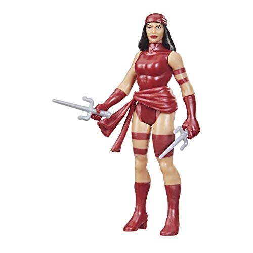 Marvel F2657 3.75 8 Other Hasbro Legends Retro 375 Collection Elektra Actionfigur Spielzeug 9,5 cm, Cranberry von Marvel