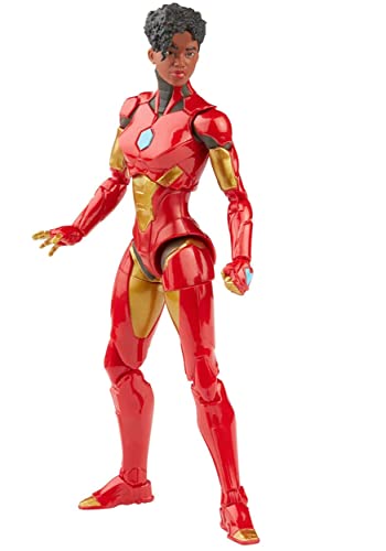 Marvel Hasbro Marvel Legends Serie Ironheart Actionfigur Spielzeug, 15,2 cm, Premium-Design und Artikulation, inklusive 5 Zubehörteilen und 1 Build-A-Figure-Teil, Mehrfarbig von Marvel