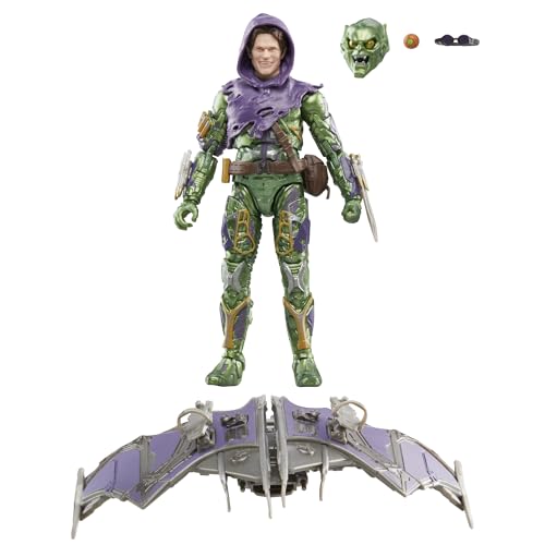 Marvel Legends Green Goblin und Spider-Man No Way Home Deluxe Actionfiguren mit 6 Zubehörteilen 15,2 cm von Marvel