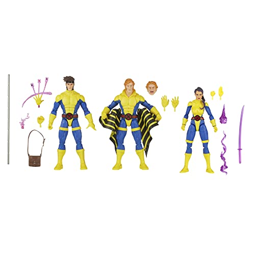 Marvel Legends Series Banshee, Gambit & Psylocke X-Men 60th Anniversary Actionfiguren-Set, 15,2 cm Actionfiguren von Marvel