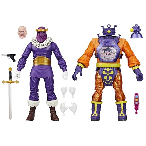 Marvel Legends Series Baron Zemo und Arnim Zola, Captain America Schurken, Action-Figuren zum Sammeln zu den Comics, Figurenskala 15 cm von Marvel