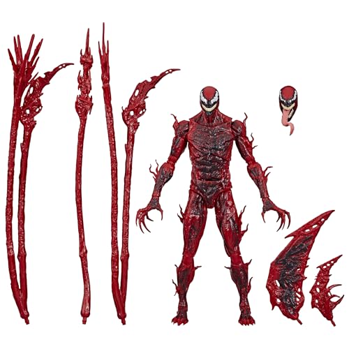 Marvel Legends Series Carnage, Deluxe Action-Figur zum Sammeln zu Venom: Let There Be Carnage, 15 cm, Rot von Marvel