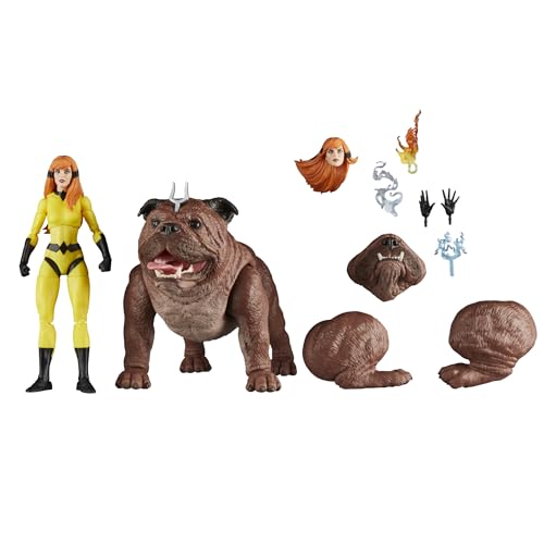 Marvel Legends Series Crystal and Lockjaw, Deluxe Comics Collectible 15,2 cm Actionfiguren von Marvel