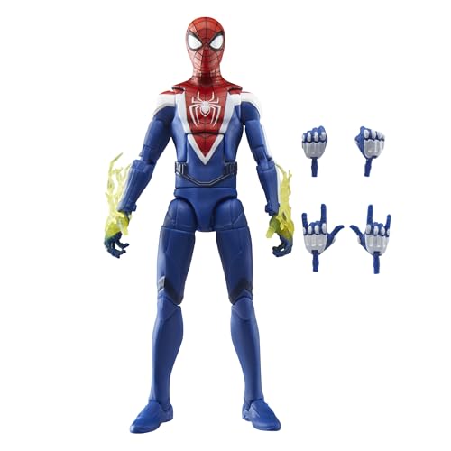 Marvel Legends Series Gamerverse Miles Morales Verbesserter-Anzug-Stil Spider-Man Action-Figur von Marvel