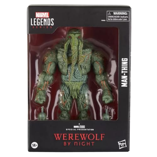 Marvel Legends Series Man-Thing, Action-Figur zu Marvel Studios Werewolf by Night, Sammlerobjekt für Erwachsene, 15 cm von Marvel