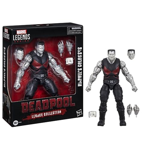 Marvel Legends Series Marvel’s Colossus, Deadpool Legacy Collection Deluxe Action-Figur zum Sammeln, Figuren-Skala 15 cm, Silver von Marvel