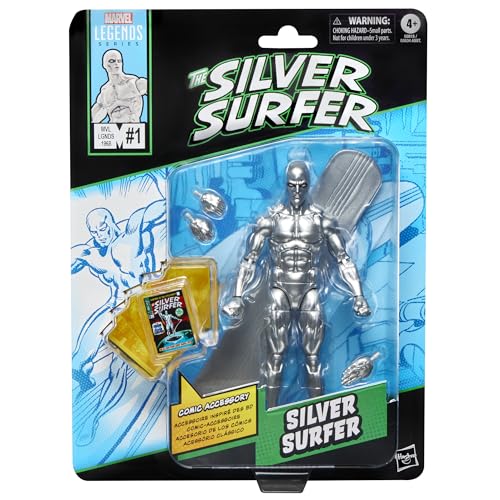Marvel Legends Series Silver Surfer, Action-Figur zu den Fantastic Four Comics Marvel Legends Series Silver Surfer, Action-Figur zu den Fantastic Four Comics von Marvel