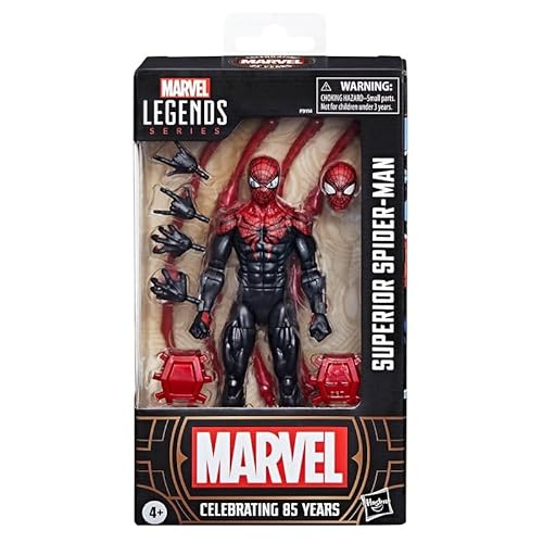 Marvel Legends Series Superior Spider-Man 85th Anniversary – HSF9114 – Figur mit Gelenken, 15,2 cm – Spider-Man von Marvel