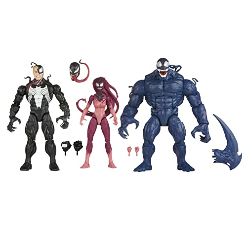 Marvel Legends Series Venom Multipack 15,2 cm große Sammelfigur Spielzeug, 6 Zubehörteile (exklusiv bei Amazon) von Marvel