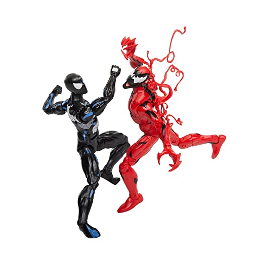 Marvel Legends Spider-Man The Animated Series Retro Black Suit Symbiote vs Carnage 15,2 cm Actionfiguren-Set von Marvel