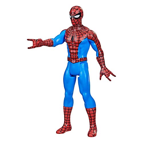 Marvel Legends Series 9,5 cm große Retro 375 Collection Spider-Man Action-Figur von Marvel