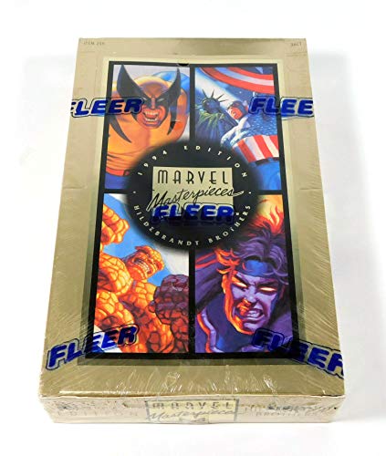 Marvel Masterpieces 1994 Edition Hildebrandt Brothers Trading Card Box 36 Zählen von Marvel