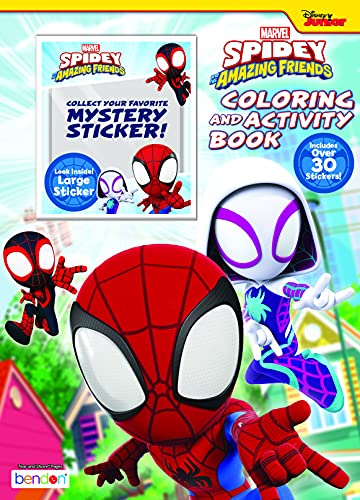 Marvel Spidey and His Amazing Friends Mal- und Aktivitätenbuch mit Aufklebern, 48 Seiten von Marvel