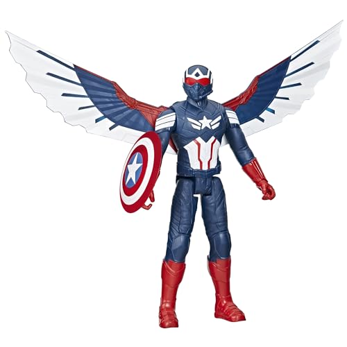 Marvel Studios Captain America Brave New World, Captain America Deluxe Action-Figur, 30 cm von Marvel