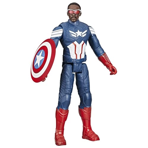 Marvel Studios Captain America Brave New World, Titan Hero Serie, Captain America Action-Figur von Marvel