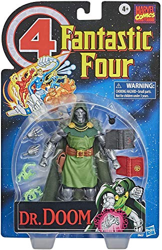Marvel Vintage 15 cm große Fantastic Four Dr. Doom Action-Figur, 10 Accessoires, für Kinder ab 4 Jahren Marvel Vintage 15 cm große Fantastic Four Dr. Doom Action-Figur, 10 Accessoires, für Kinder ab 4 Jahren von Marvel