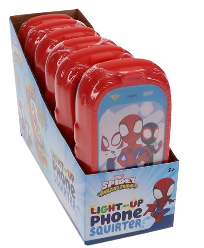 Spidey and His Amazing Friends Handy-Spritzer, beleuchtet, 6 Stück von Marvel